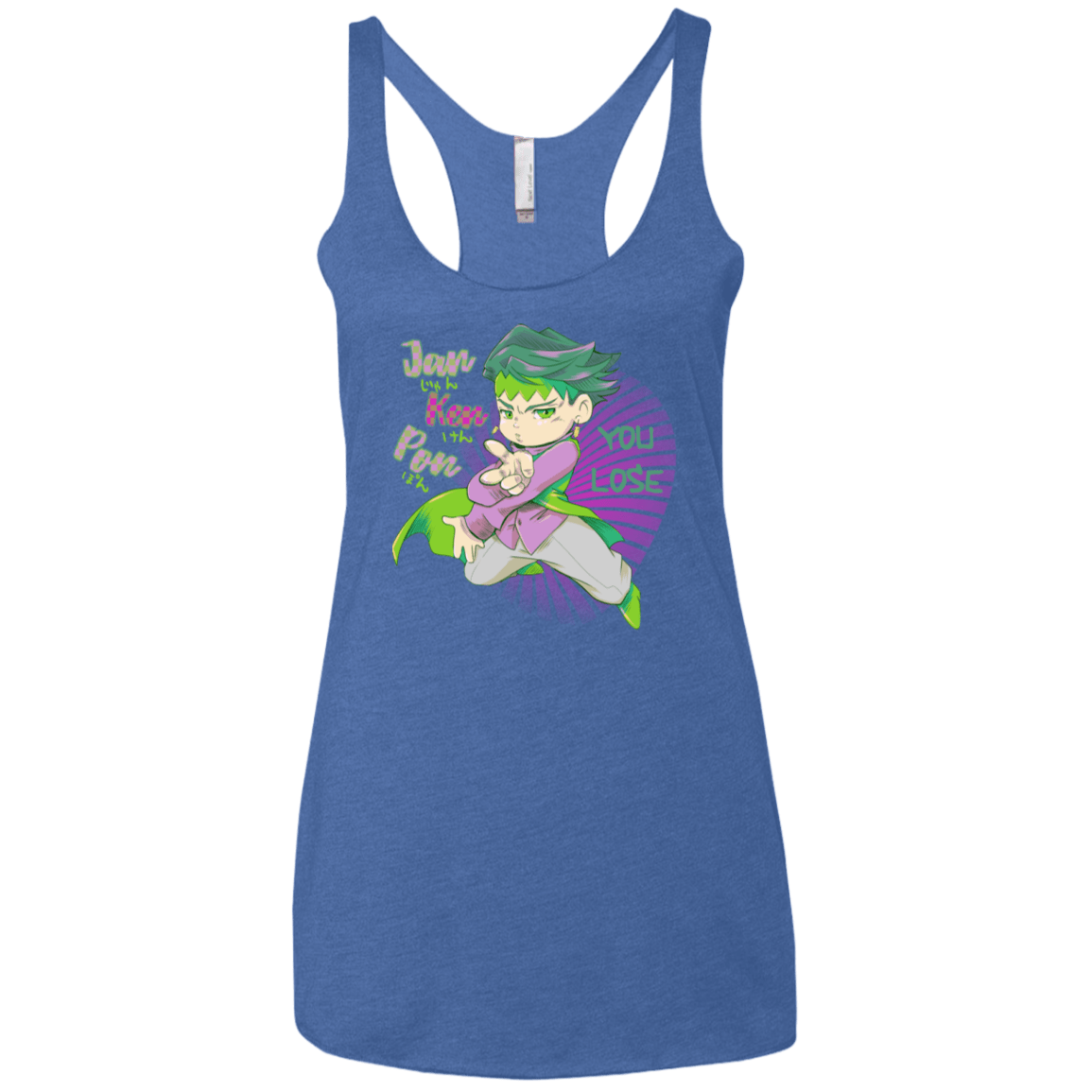 T-Shirts Vintage Royal / X-Small Rohan Kishibe Women's Triblend Racerback Tank