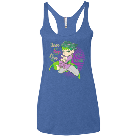 T-Shirts Vintage Royal / X-Small Rohan Kishibe Women's Triblend Racerback Tank