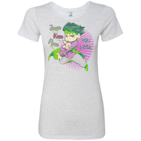 T-Shirts Heather White / S Rohan Kishibe Women's Triblend T-Shirt