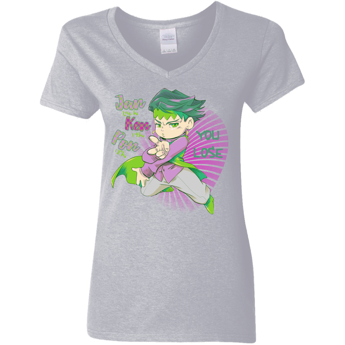 T-Shirts Sport Grey / S Rohan Kishibe Women's V-Neck T-Shirt