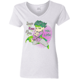 T-Shirts White / S Rohan Kishibe Women's V-Neck T-Shirt