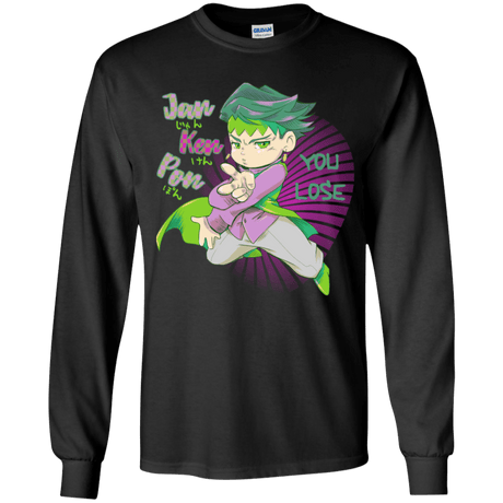 T-Shirts Black / YS Rohan Kishibe Youth Long Sleeve T-Shirt