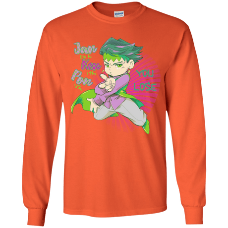 T-Shirts Orange / YS Rohan Kishibe Youth Long Sleeve T-Shirt