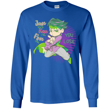 T-Shirts Royal / YS Rohan Kishibe Youth Long Sleeve T-Shirt