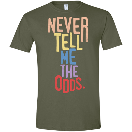 T-Shirts Military Green / S Roll the Dice Men's Semi-Fitted Softstyle