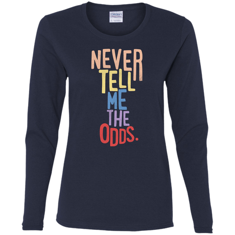 T-Shirts Navy / S Roll the Dice Women's Long Sleeve T-Shirt