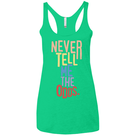 T-Shirts Envy / X-Small Roll the Dice Women's Triblend Racerback Tank