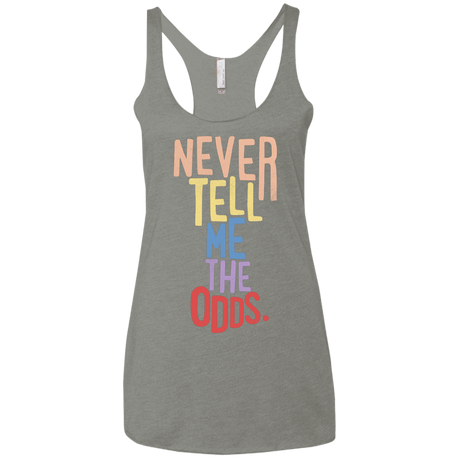 T-Shirts Venetian Grey / X-Small Roll the Dice Women's Triblend Racerback Tank