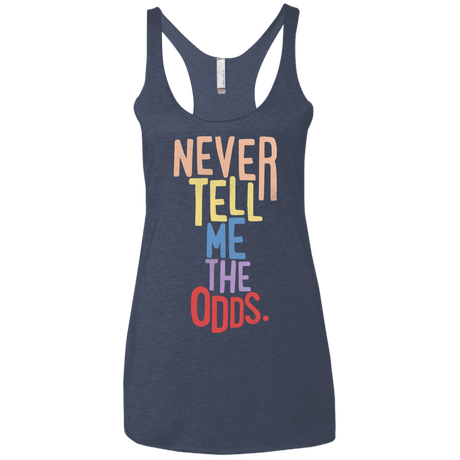 T-Shirts Vintage Navy / X-Small Roll the Dice Women's Triblend Racerback Tank