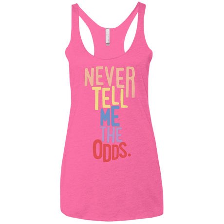 T-Shirts Vintage Pink / X-Small Roll the Dice Women's Triblend Racerback Tank