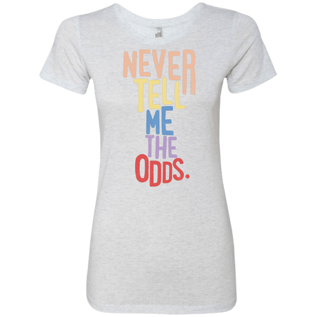 T-Shirts Heather White / S Roll the Dice Women's Triblend T-Shirt