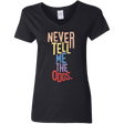 T-Shirts Black / S Roll the Dice Women's V-Neck T-Shirt