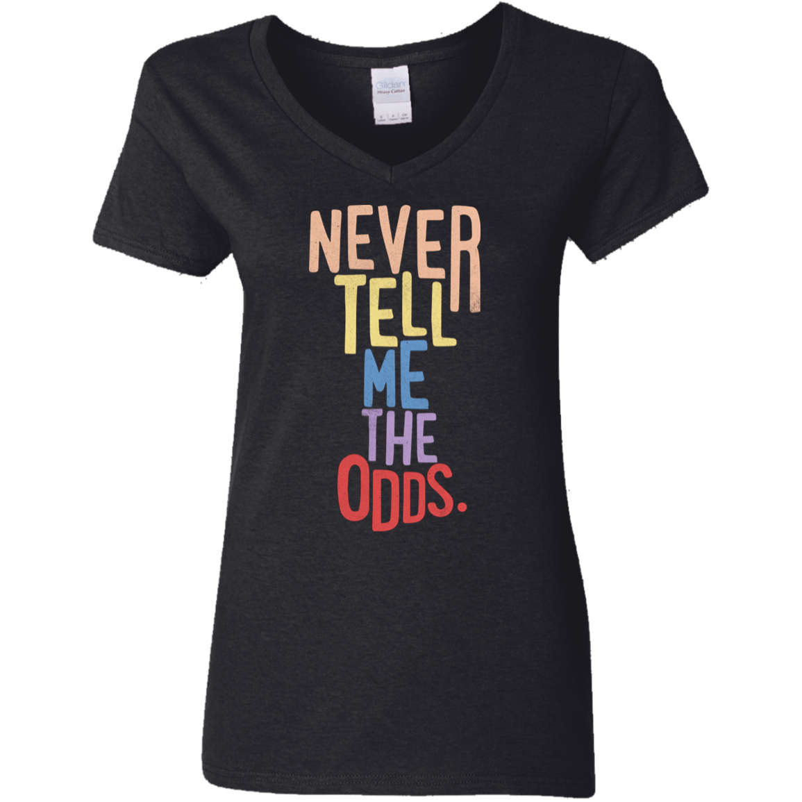 T-Shirts Black / S Roll the Dice Women's V-Neck T-Shirt