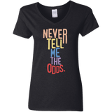 T-Shirts Black / S Roll the Dice Women's V-Neck T-Shirt