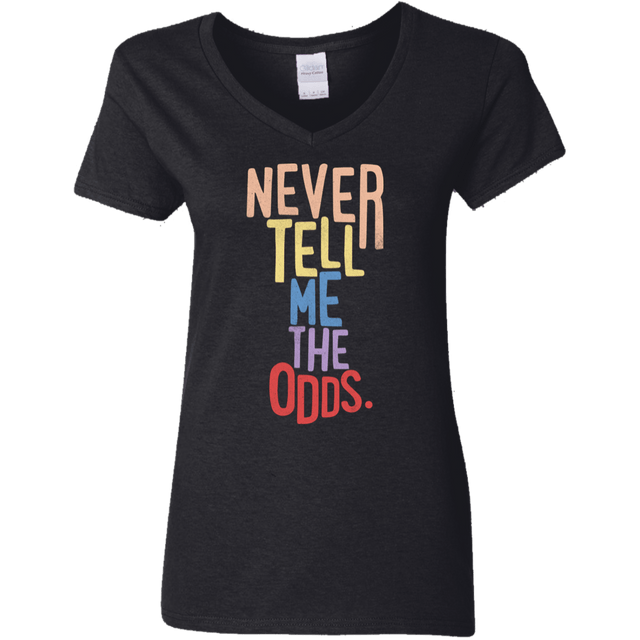 T-Shirts Black / S Roll the Dice Women's V-Neck T-Shirt