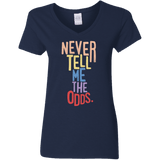 T-Shirts Navy / S Roll the Dice Women's V-Neck T-Shirt