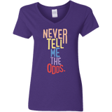 T-Shirts Purple / S Roll the Dice Women's V-Neck T-Shirt