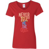 T-Shirts Red / S Roll the Dice Women's V-Neck T-Shirt