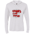 T-Shirts Heather White / X-Small Romanes eunt Triblend Long Sleeve Hoodie Tee