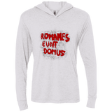 T-Shirts Heather White / X-Small Romanes eunt Triblend Long Sleeve Hoodie Tee