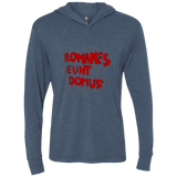 T-Shirts Indigo / X-Small Romanes eunt Triblend Long Sleeve Hoodie Tee