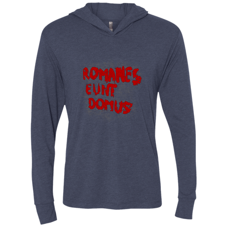 T-Shirts Vintage Navy / X-Small Romanes eunt Triblend Long Sleeve Hoodie Tee