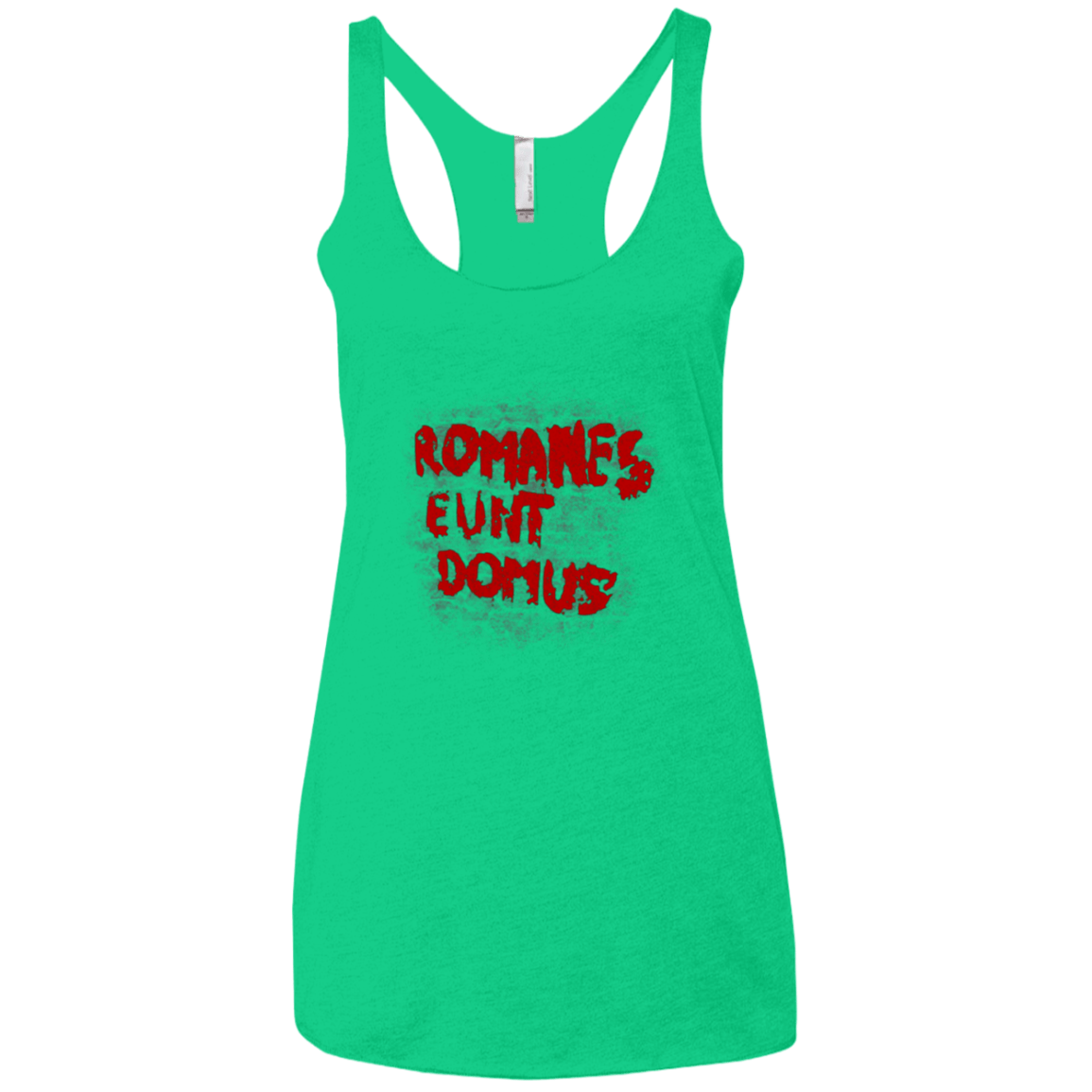 T-Shirts Envy / X-Small Romanes eunt Women's Triblend Racerback Tank