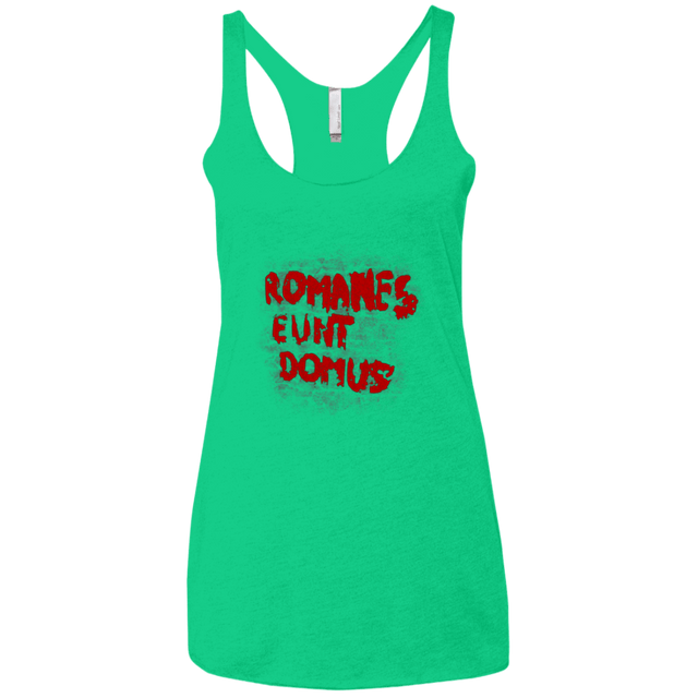 T-Shirts Envy / X-Small Romanes eunt Women's Triblend Racerback Tank