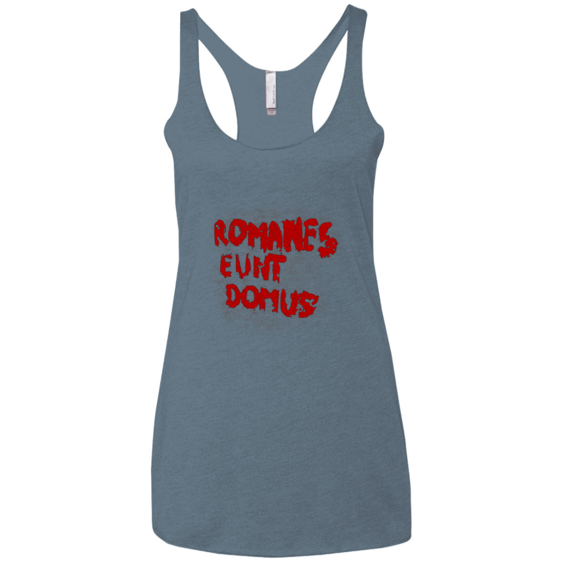 T-Shirts Indigo / X-Small Romanes eunt Women's Triblend Racerback Tank