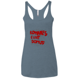T-Shirts Indigo / X-Small Romanes eunt Women's Triblend Racerback Tank