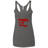 T-Shirts Premium Heather / X-Small Romanes eunt Women's Triblend Racerback Tank