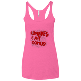 T-Shirts Vintage Pink / X-Small Romanes eunt Women's Triblend Racerback Tank