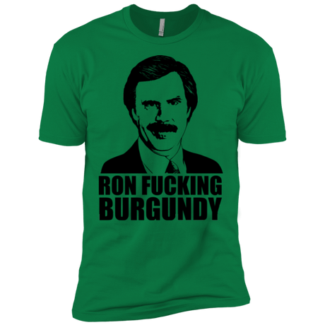 T-Shirts Kelly Green / X-Small Ron Fucking Burgundy Men's Premium T-Shirt