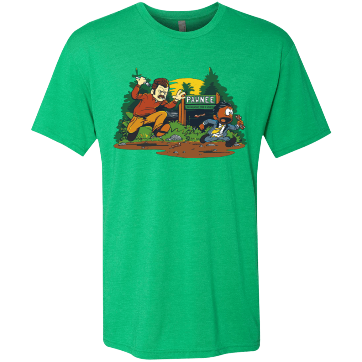 T-Shirts Envy / Small Ron & Tom Men's Triblend T-Shirt