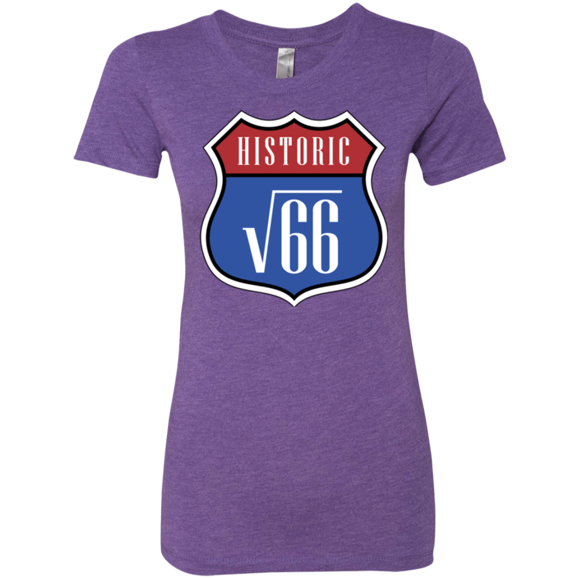 T-Shirts Purple Rush / Small Route v66 Women's Triblend T-Shirt