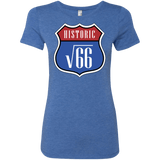 T-Shirts Vintage Royal / Small Route v66 Women's Triblend T-Shirt