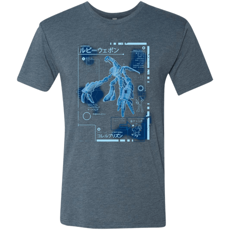 T-Shirts Indigo / Small RUBY BLUEPRINT Men's Triblend T-Shirt