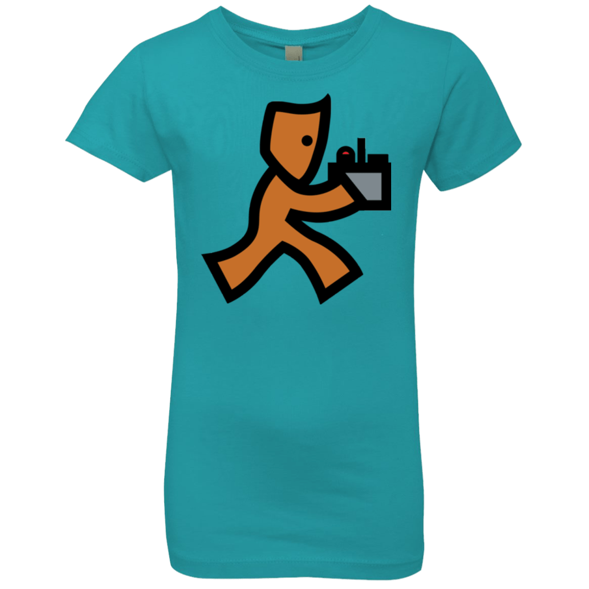 T-Shirts Tahiti Blue / YXS RUN Girls Premium T-Shirt
