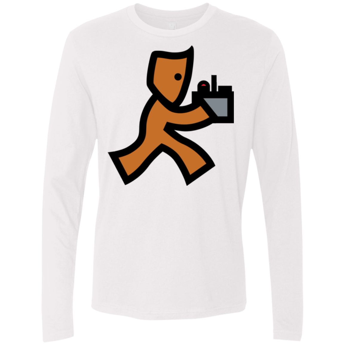 T-Shirts White / Small RUN Men's Premium Long Sleeve