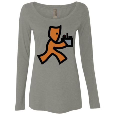 T-Shirts Venetian Grey / Small RUN Women's Triblend Long Sleeve Shirt