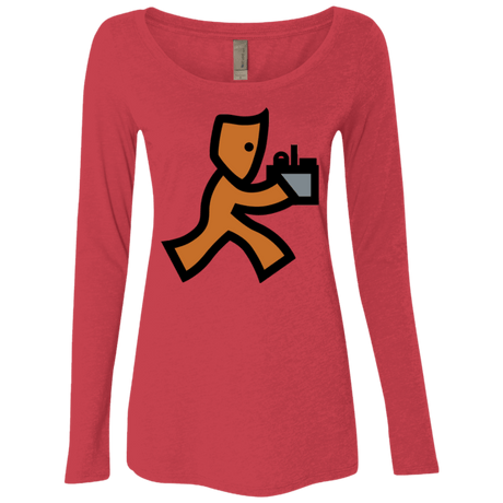 T-Shirts Vintage Red / Small RUN Women's Triblend Long Sleeve Shirt