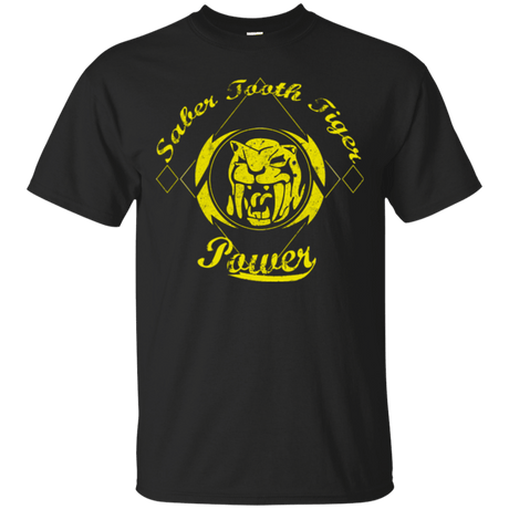 T-Shirts Black / Small Saber Tooth Tiger (1) T-Shirt