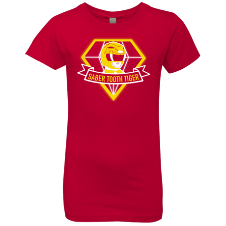 T-Shirts Red / YXS Saber Tooth Tiger Girls Premium T-Shirt