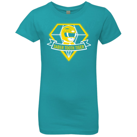 T-Shirts Tahiti Blue / YXS Saber Tooth Tiger Girls Premium T-Shirt