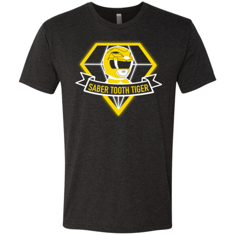 T-Shirts Vintage Black / Small Saber Tooth Tiger Men's Triblend T-Shirt