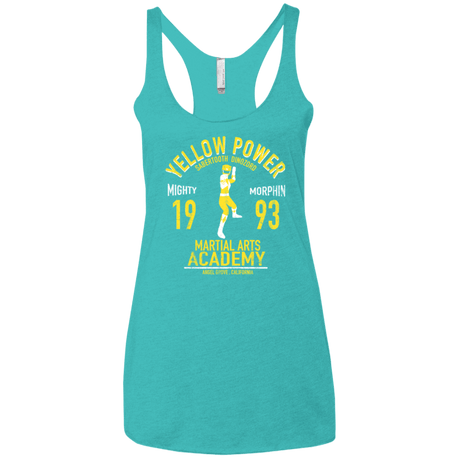 T-Shirts Tahiti Blue / X-Small Sabertooth Ranger Women's Triblend Racerback Tank