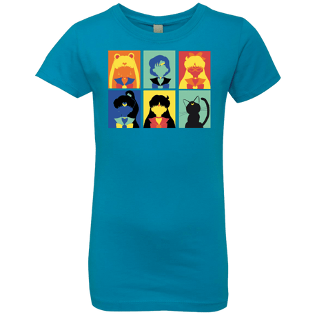 T-Shirts Turquoise / YXS Sailor pop Girls Premium T-Shirt