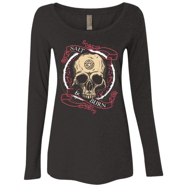 T-Shirts Vintage Black / Small Salt and Burn Women's Triblend Long Sleeve Shirt