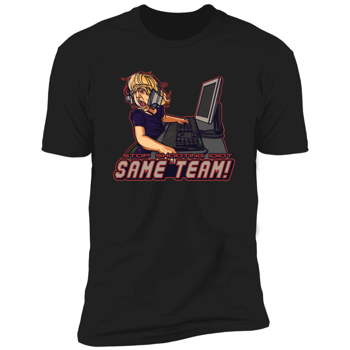 T-Shirts Black / X-Small Same Team Men's Premium T-Shirt