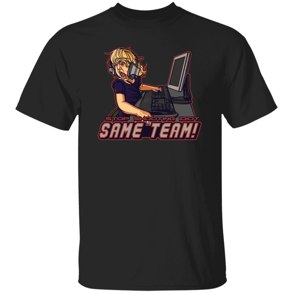T-Shirts Black / S Same Team T-Shirt